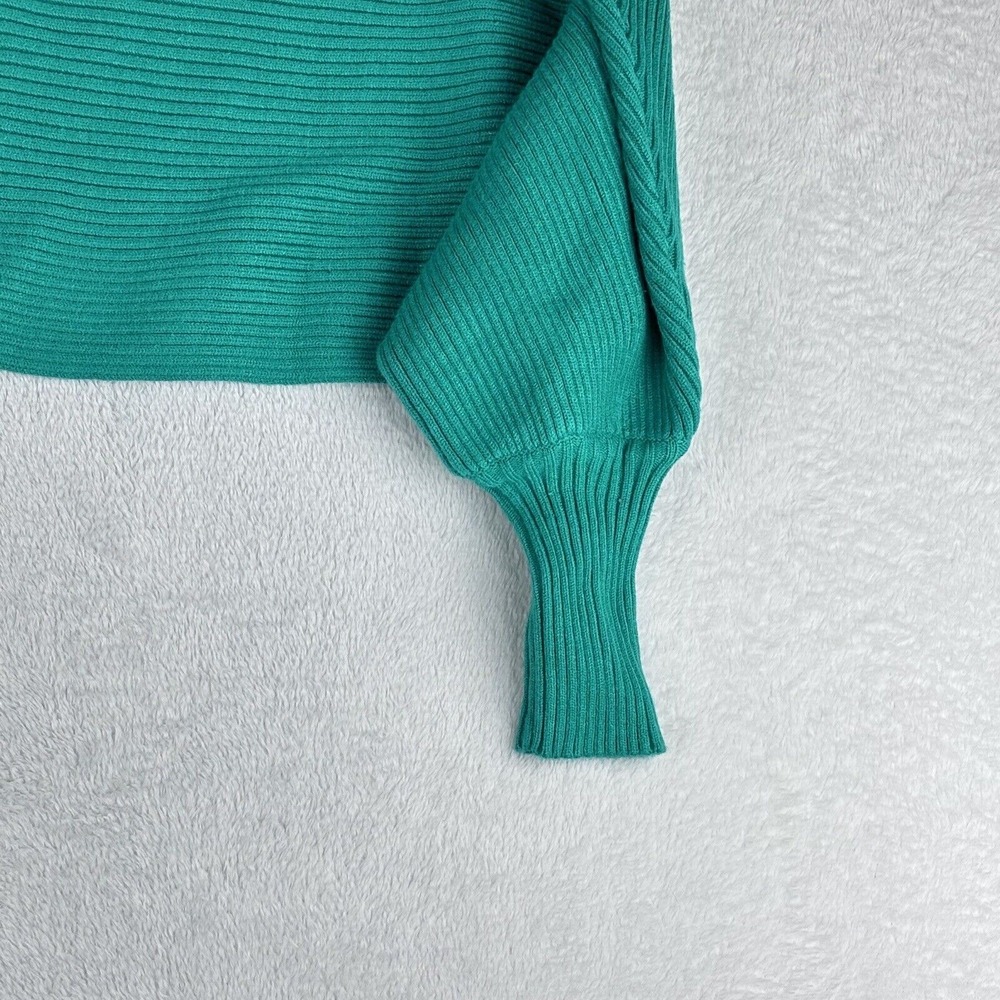NWT Altar'd State Kelly Green Boat Neck Knit Cropped Sweater Size XS‎ - Picture 2 of 12